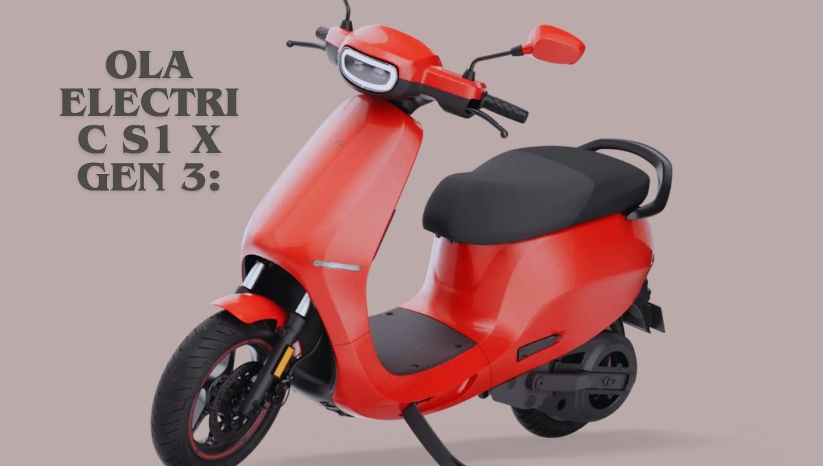 Ola Electric S1 X Gen 3