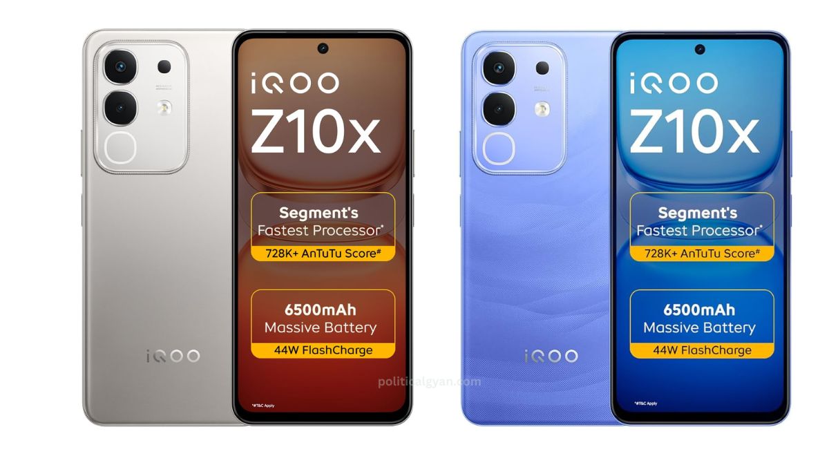 iQOO Z10x: Powerful battery & smooth performance वाला किफायती स्मार्टफोन